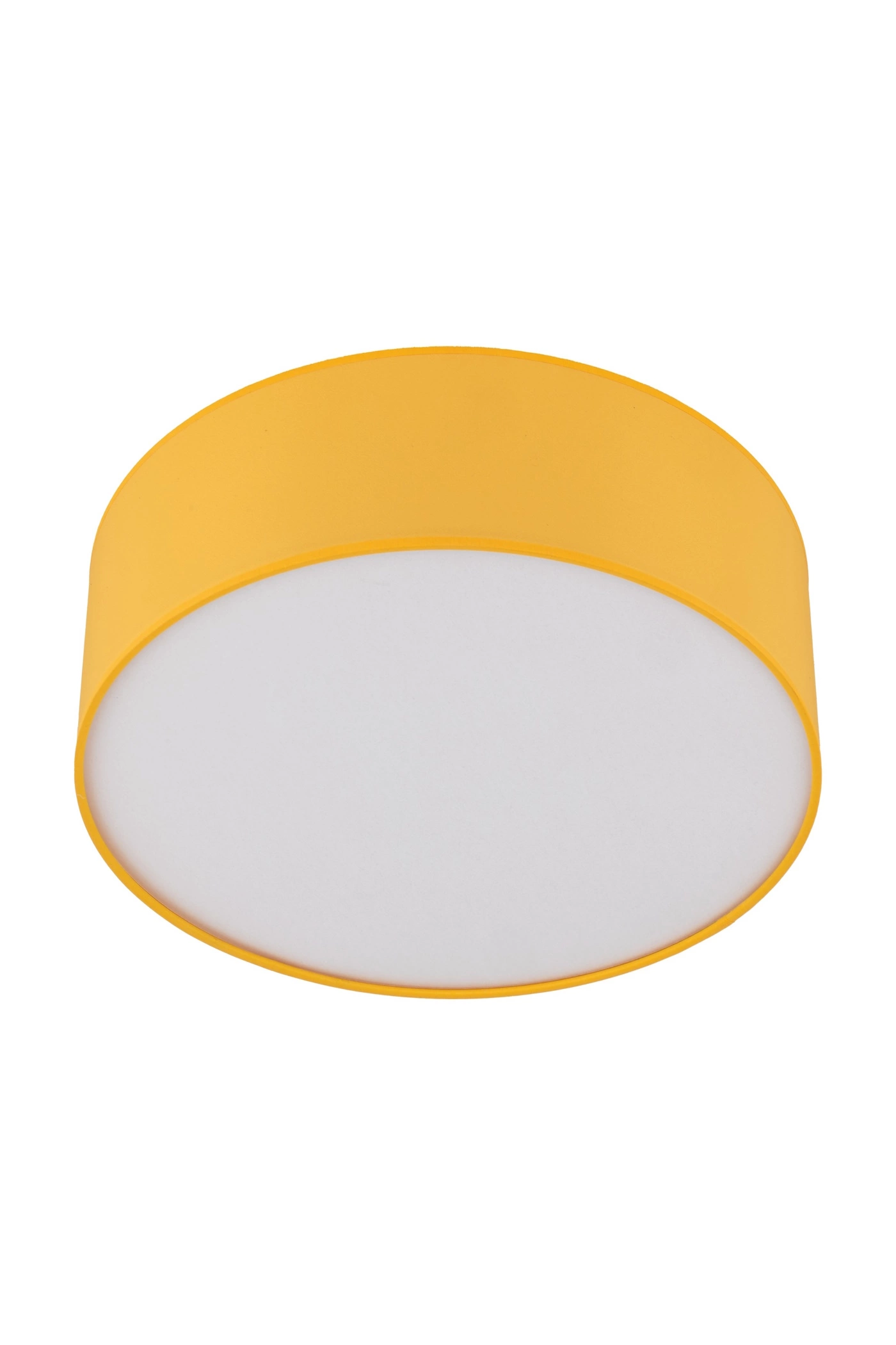   
                        
                        Світильник стельовий TK LIGHTING (Польща) 30650    
                         У стилі Модерн.  
                        Тип джерела світла: світлодіодна лампа, змінна.                         Форма: Циліндр.                         Кольори плафонів і підвісок: Жовтий, Білий.                         Матеріал: Тканина.                          фото 3