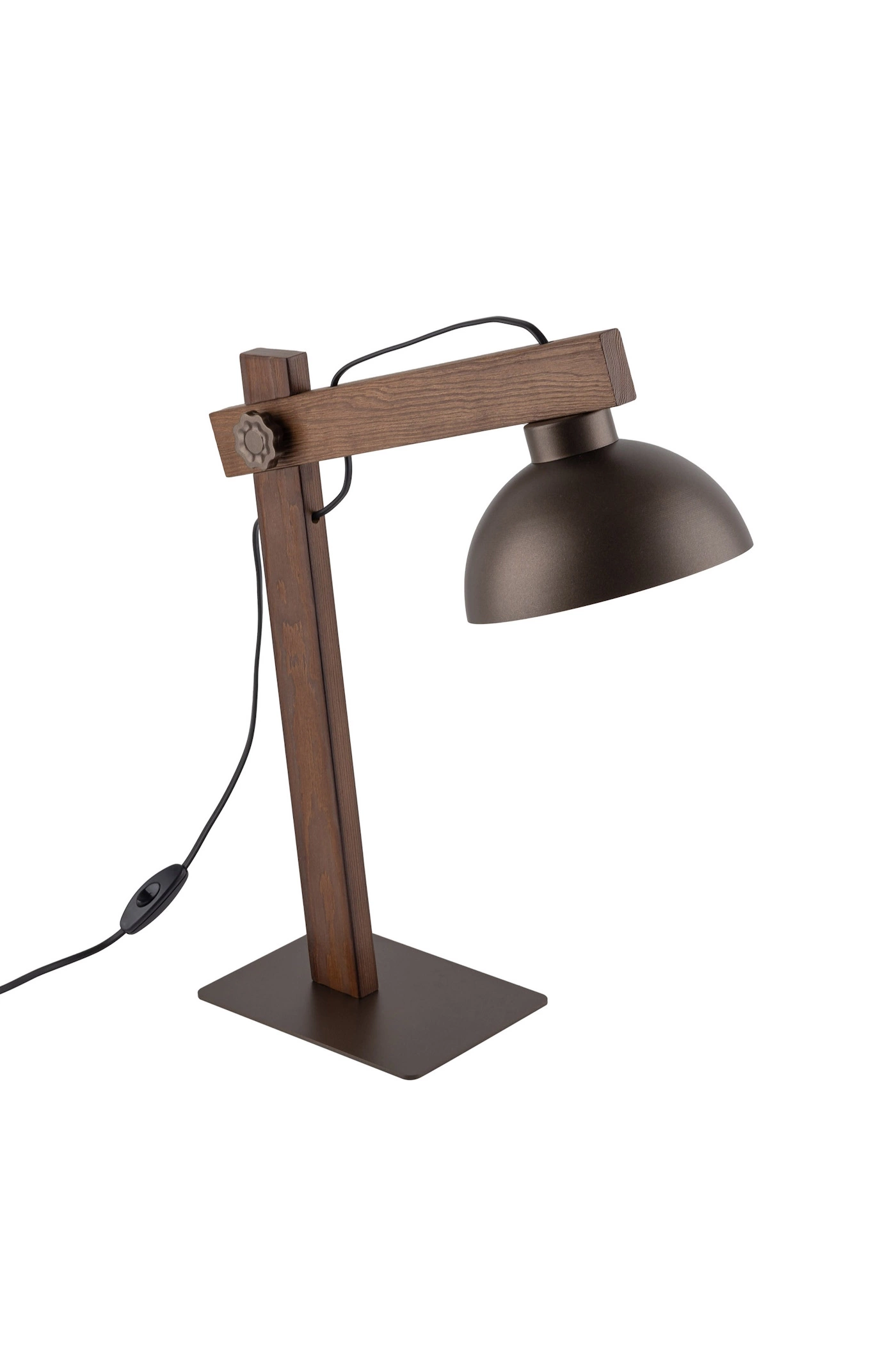   
                        
                        Настольная лампа TK LIGHTING (Польша) 30670    
                         В стиле Кантри, Лофт.  
                        Тип источника света: светодиодная лампа, сменная.                                                 Цвета плафонов и подвесок: Коричневый.                         Материал: Металл.                          фото 2