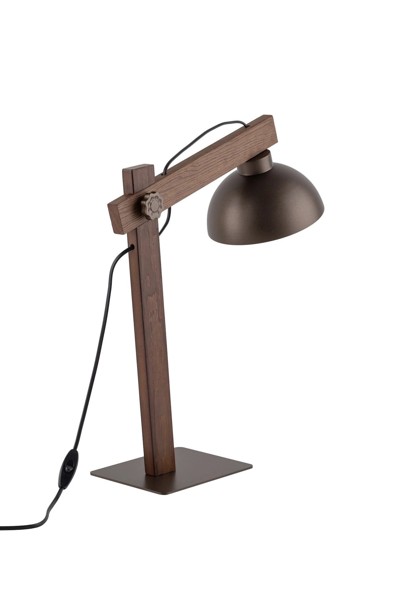   
                        
                        Настольная лампа TK LIGHTING (Польша) 30670    
                         В стиле Кантри, Лофт.  
                        Тип источника света: светодиодная лампа, сменная.                                                 Цвета плафонов и подвесок: Коричневый.                         Материал: Металл.                          фото 5