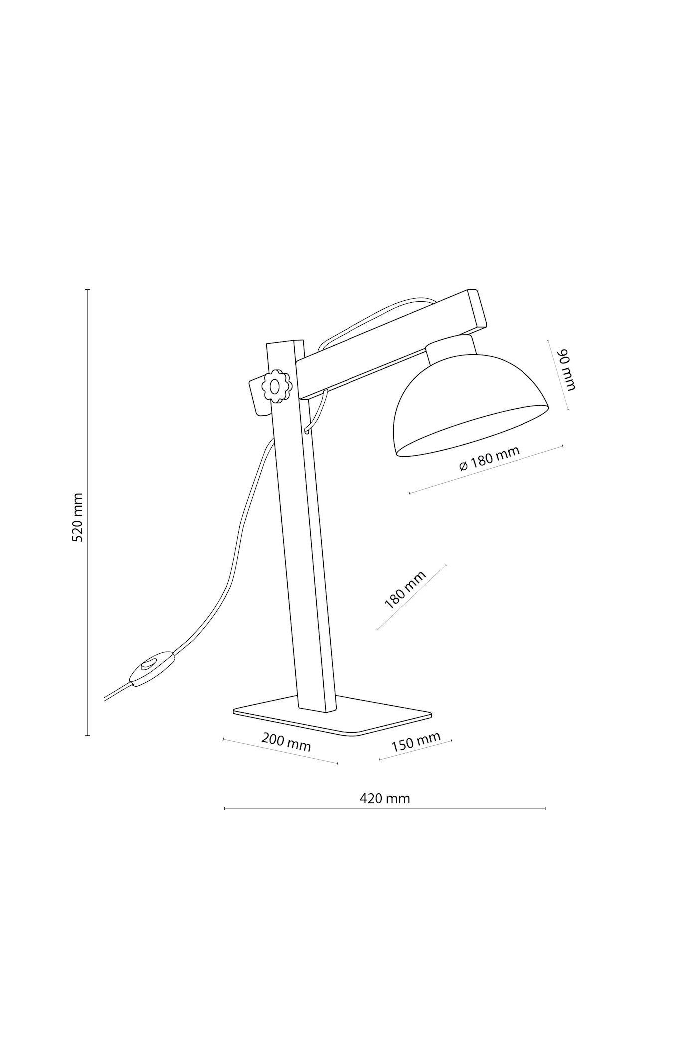   
                        
                        Настольная лампа TK LIGHTING (Польша) 30670    
                         В стиле Кантри, Лофт.  
                        Тип источника света: светодиодная лампа, сменная.                                                 Цвета плафонов и подвесок: Коричневый.                         Материал: Металл.                          фото 8