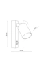   
                        
                        Бра TK LIGHTING (Польща) 30721    
                         У стилі Хай-тек, Лофт.  
                        Тип джерела світла: світлодіодна лампа, змінна.                                                 Кольори плафонів і підвісок: Чорний.                         Матеріал: Метал.                          фото 6
