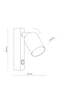   
                        
                        Бра TK LIGHTING (Польша) 30749    
                         В стиле Хай-тек, Лофт.  
                        Тип источника света: светодиодная лампа, сменная.                                                 Цвета плафонов и подвесок: Белый.                         Материал: Металл.                          фото 5