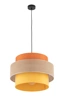   
                        
                        Люстра TK LIGHTING (Польша) 31017    
                         В стиле Модерн.  
                        Тип источника света: светодиодная лампа, сменная.                         Форма: Цилиндр.                         Цвета плафонов и подвесок: Желтый, Оранжевый, Бежевый.                         Материал: Ткань.                          фото 4