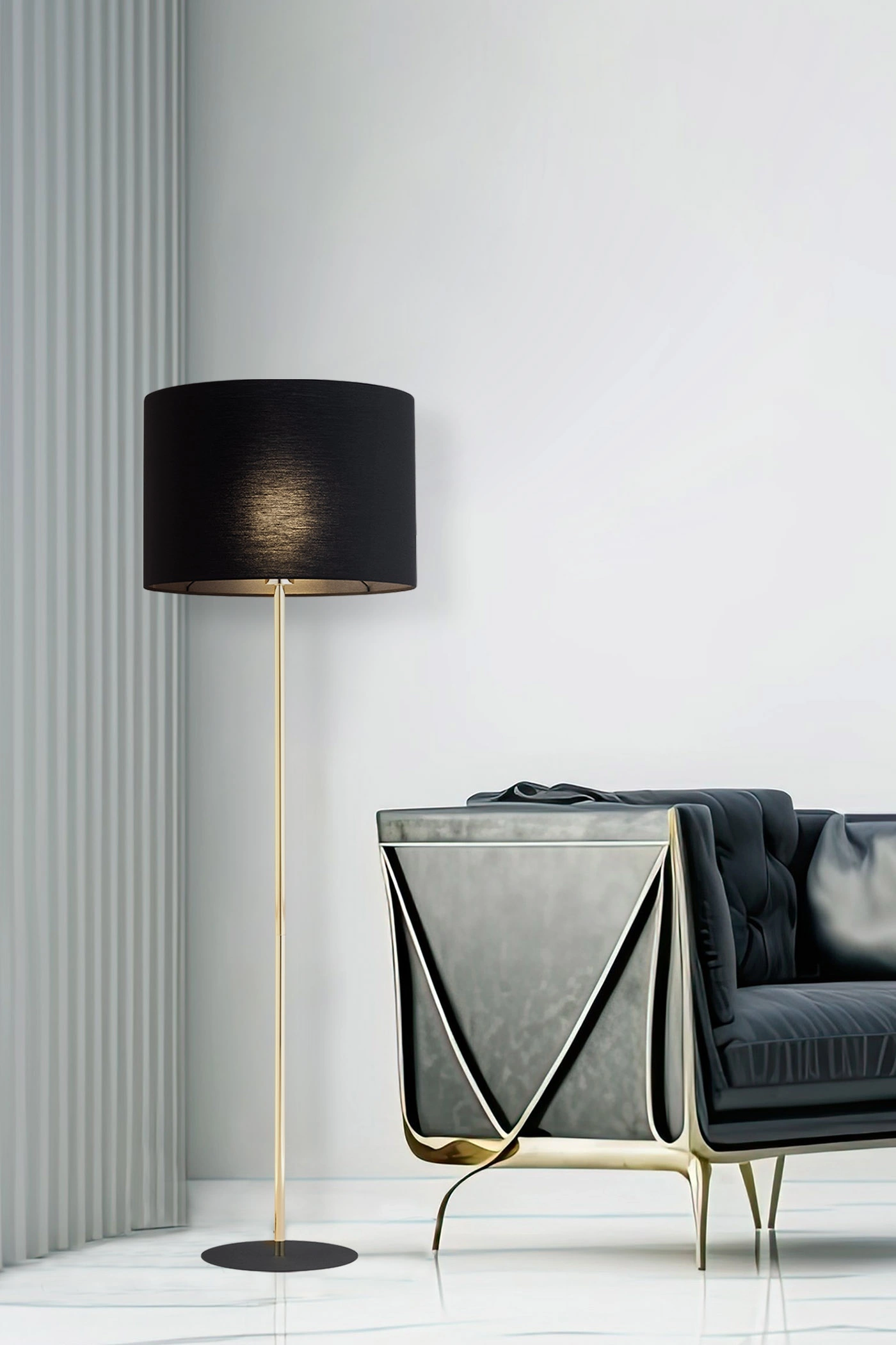   
                        
                        Торшер TK LIGHTING (Польша) 31037    
                         В стиле Модерн, Лофт.  
                        Тип источника света: светодиодная лампа, сменная.                                                 Цвета плафонов и подвесок: Черный.                         Материал: Ткань, Пластик.                          фото 4
