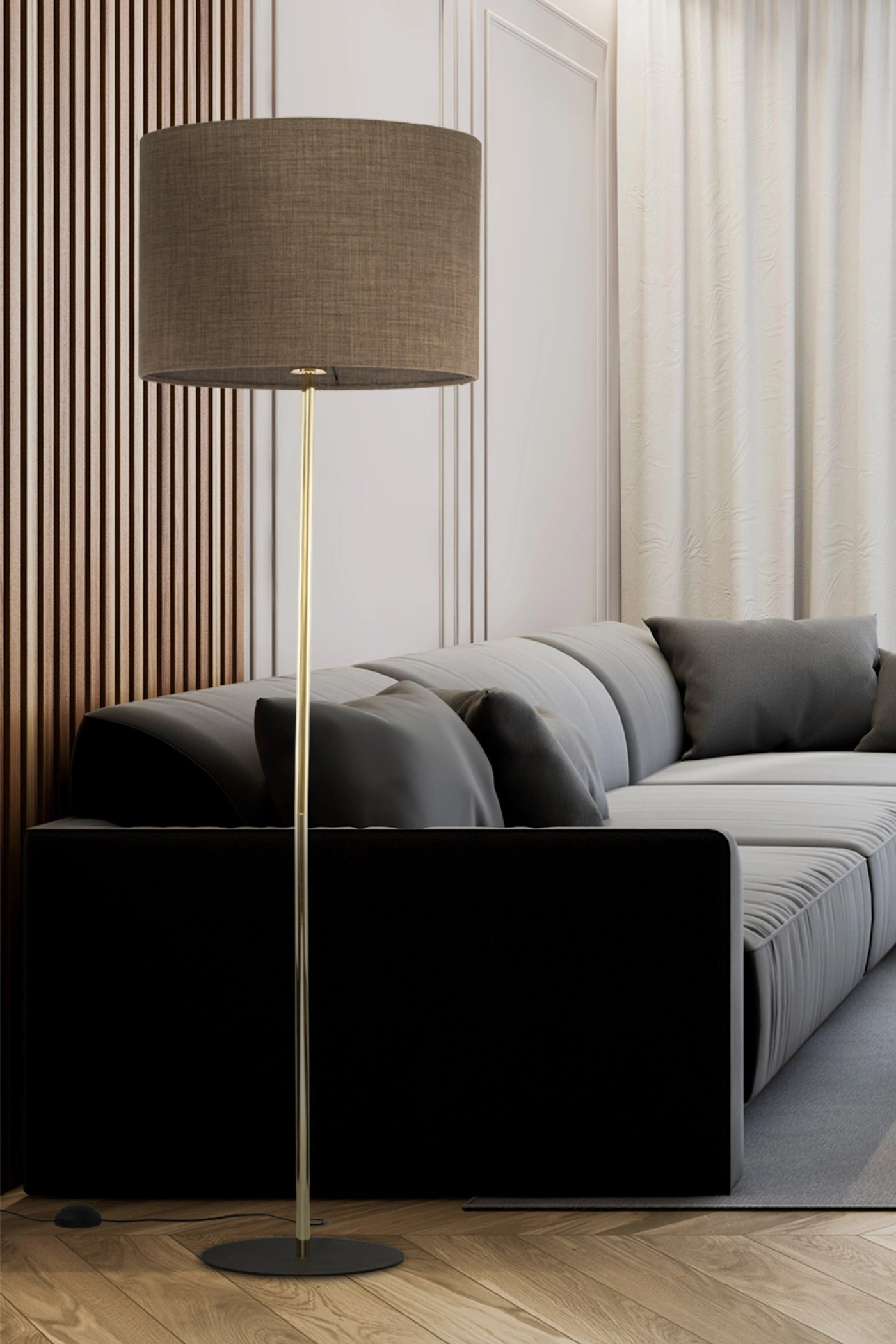   
                        
                        Торшер TK LIGHTING (Польша) 31039    
                         В стиле Скандинавский, Модерн.  
                        Тип источника света: светодиодная лампа, сменная.                                                 Цвета плафонов и подвесок: Коричневый.                         Материал: Ткань, Пластик.                          фото 8