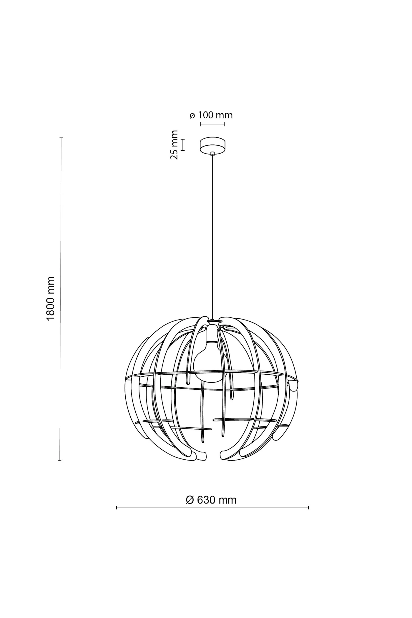   
                        
                        Люстра TK LIGHTING (Польща) 31084    
                         У стилі Кантрі, Скандинавський, Модерн.  
                        Тип джерела світла: світлодіодна лампа, змінна.                         Форма: Куля.                         Кольори плафонів і підвісок: Коричневий.                         Матеріал: Дерево.                          фото 10