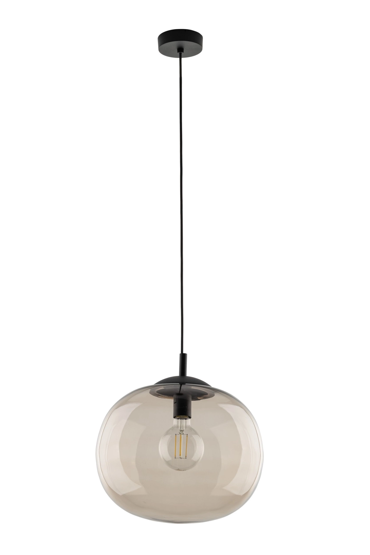   
                        
                        Люстра TK LIGHTING (Польща) 31102    
                         У стилі Хай-тек.  
                        Тип джерела світла: світлодіодна лампа, змінна.                         Форма: Куля.                         Кольори плафонів і підвісок: Коричневий.                         Матеріал: Скло.                          фото 1