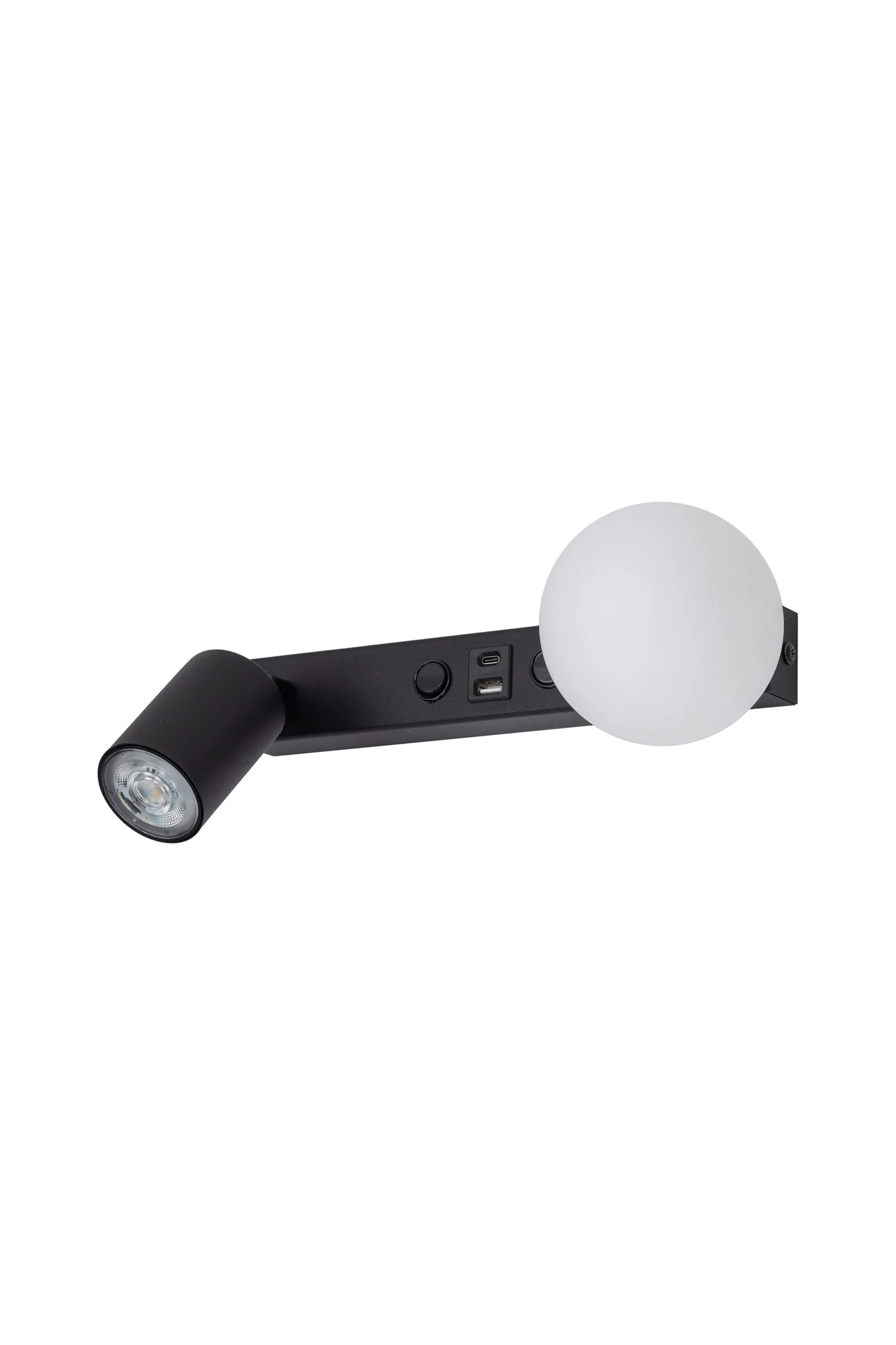   
                        
                        Бра TK LIGHTING (Польша) 31115    
                         В стиле Хай-тек.  
                        Тип источника света: светодиодная лампа, сменная.                                                 Цвета плафонов и подвесок: Белый, Черный.                         Материал: Стекло.                          фото 3