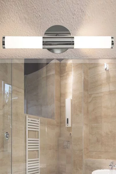   
                        Підсвітка для ванної EGLO (Австрія) 31312    
                         у стилі Модерн.  
                        Тип джерела світла: cвітлодіодні led, енергозберігаючі, розжарювання.                                                 Кольори плафонів і підвісок: Білий.                         Матеріал: Скло.                          фото 2