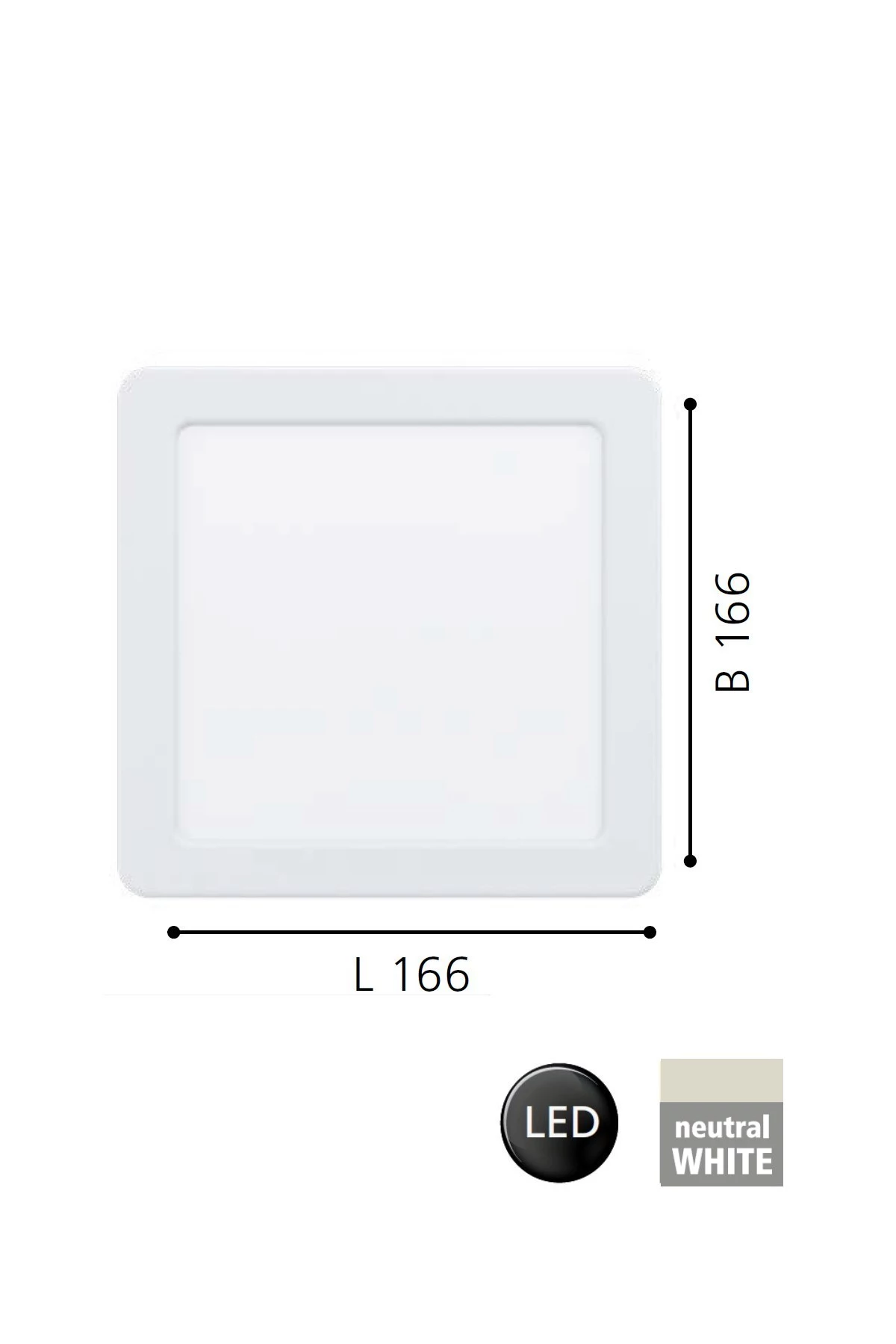   
                        Точковий світильник EGLO (Австрія) 31325    
                         у стилі хай-тек.  
                        Тип джерела світла: вбудовані світлодіоди led.                         Форма: квадрат.                         Кольори плафонів і підвісок: білий.                         Матеріал: акрил.                          фото 2