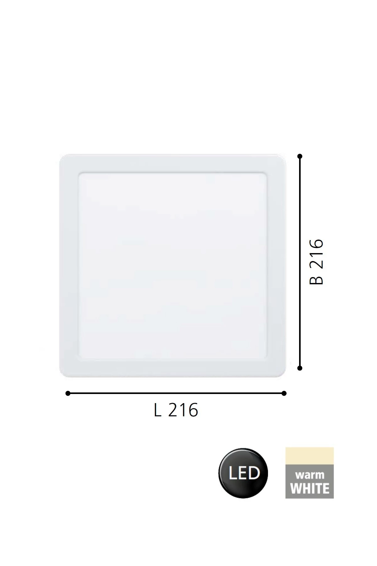   
                        Точковий світильник EGLO (Австрія) 31329    
                         у стилі хай-тек.  
                        Тип джерела світла: вбудовані світлодіоди led.                         Форма: квадрат.                         Кольори плафонів і підвісок: білий.                         Матеріал: акрил.                          фото 2