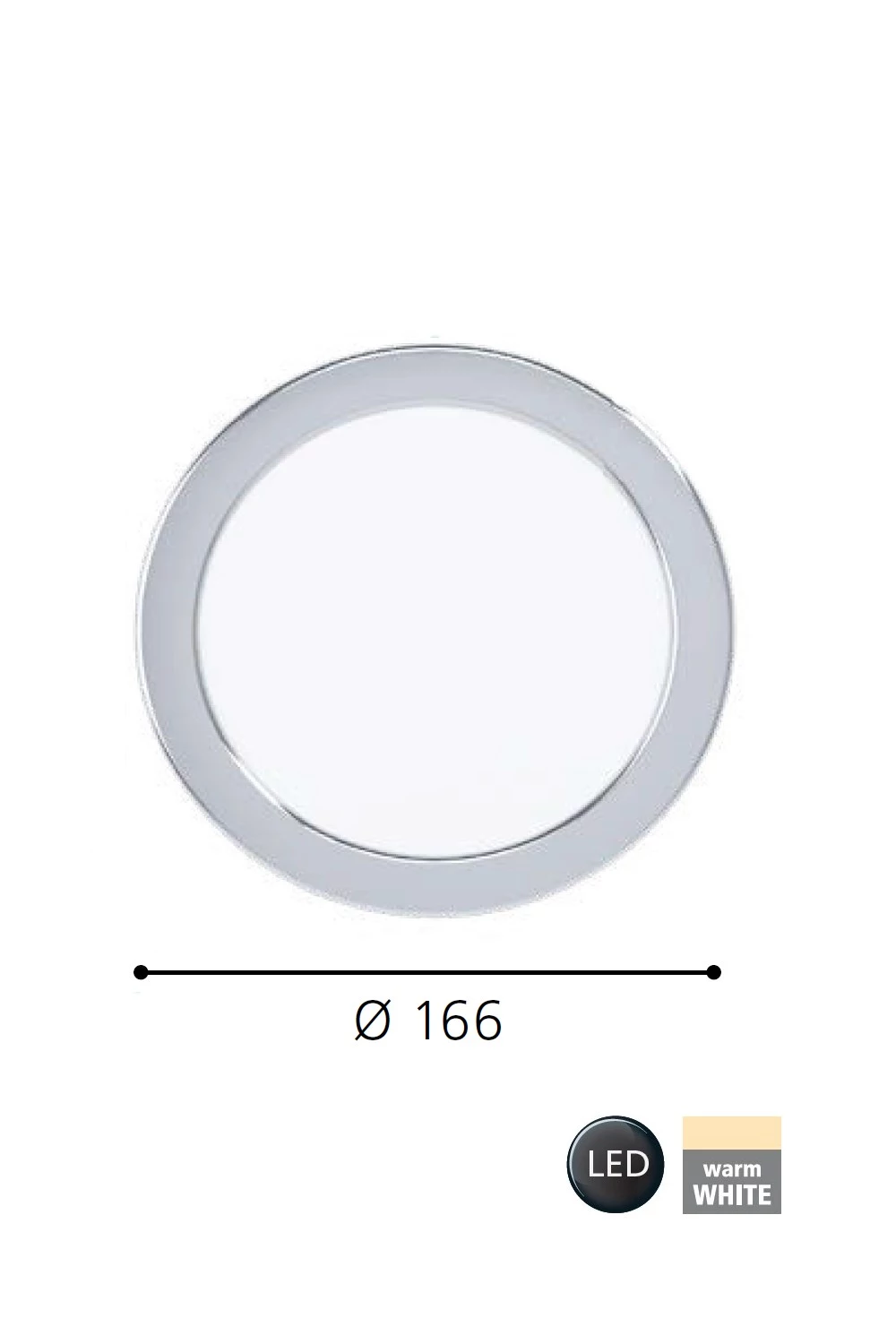   
                        Точковий світильник EGLO (Австрія) 31359    
                         у стилі хай-тек.  
                        Тип джерела світла: вбудовані світлодіоди led.                         Форма: коло.                         Кольори плафонів і підвісок: білий.                         Матеріал: акрил.                          фото 2