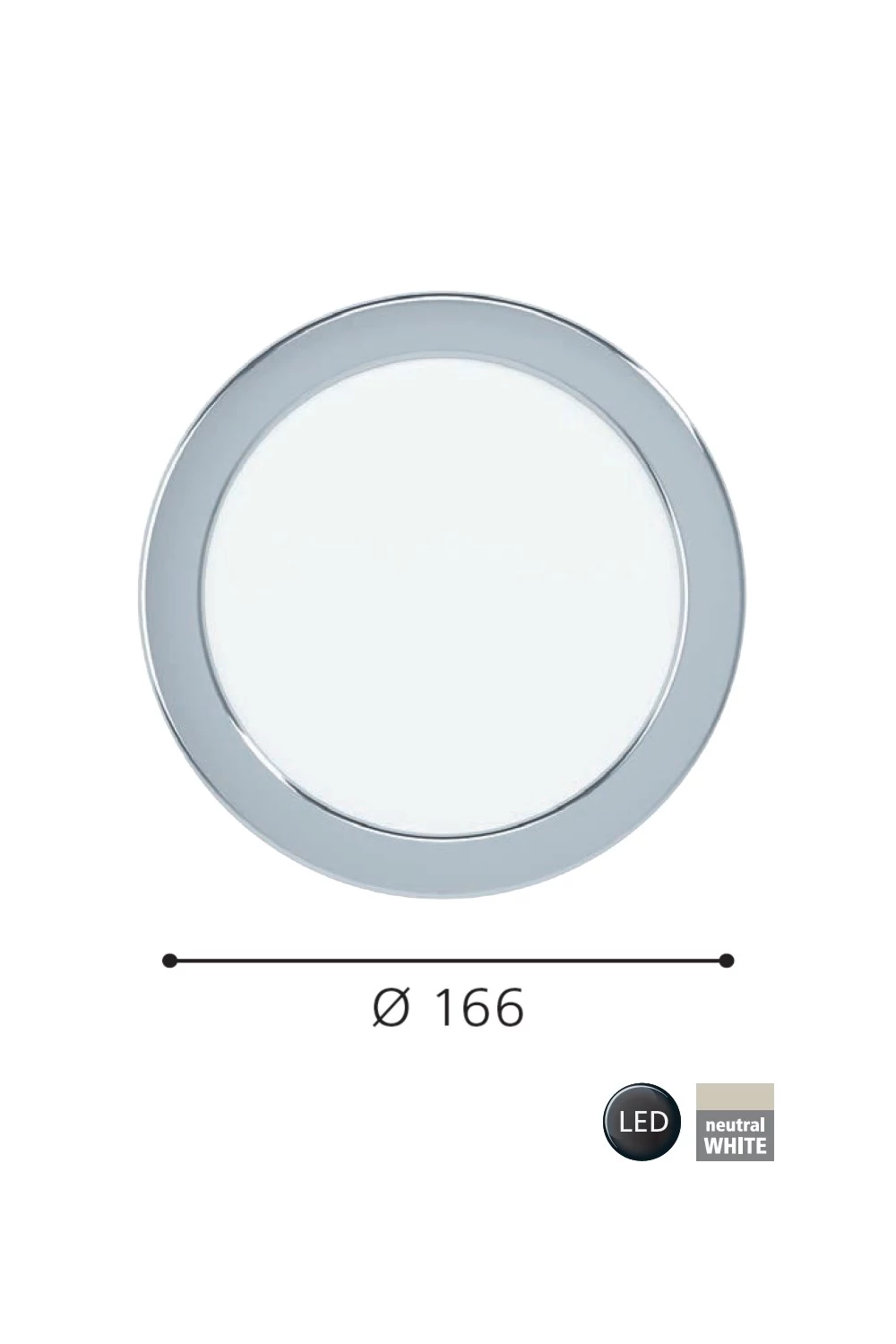   
                        Точковий світильник EGLO (Австрія) 31368    
                         у стилі хай-тек.  
                        Тип джерела світла: вбудовані світлодіоди led.                         Форма: коло.                         Кольори плафонів і підвісок: білий.                         Матеріал: акрил.                          фото 2
