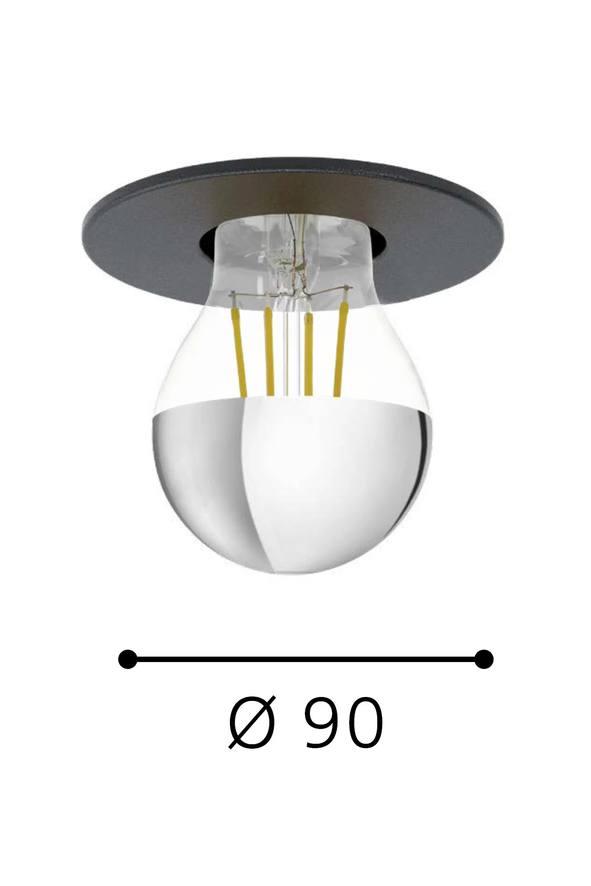   
                        Точковий світильник EGLO (Австрія) 31446    
                         у стилі Хай-тек.  
                        Тип джерела світла: світлодіодна лампа, змінна.                         Форма: Коло.                                                                          фото 2