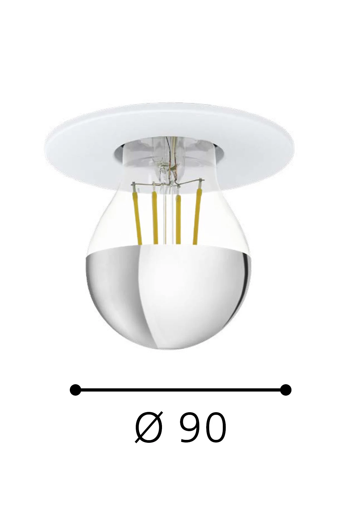   
                        Точковий світильник EGLO (Австрія) 31447    
                         у стилі хай-тек.  
                        Тип джерела світла: cвітлодіодні led, енергозберігаючі, розжарювання.                         Форма: коло.                                                                          фото 2