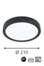   
                        Точковий світильник EGLO (Австрія) 31458    
                         у стилі хай-тек.  
                        Тип джерела світла: вбудовані світлодіоди led.                         Форма: коло.                         Кольори плафонів і підвісок: білий.                         Матеріал: акрил.                          фото 2