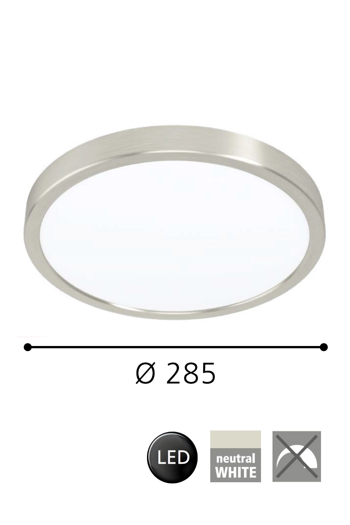   
                        Світильник стельовий EGLO (Австрія) 31630    
                         у стилі хай-тек.  
                        Тип джерела світла: вбудовані світлодіоди led.                         Форма: коло.                         Кольори плафонів і підвісок: білий.                         Матеріал: акрил.                          фото 2