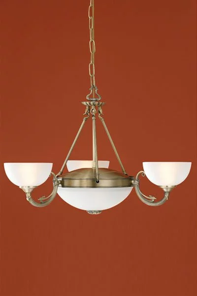   
                        
                        Люстра EGLO (Австрія) 31661    
                         у стилі Класика.  
                        Тип джерела світла: світлодіодна лампа, змінна.                         Форма: Коло.                         Кольори плафонів і підвісок: Білий.                         Матеріал: Скло.                          фото 2