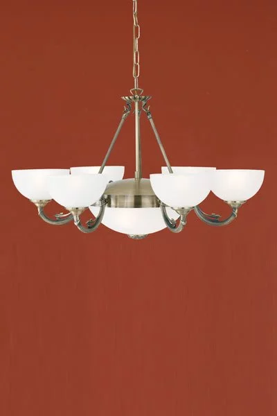   
                        
                        Люстра EGLO (Австрія) 31662    
                         у стилі Класика.  
                        Тип джерела світла: світлодіодна лампа, змінна.                         Форма: Коло.                         Кольори плафонів і підвісок: Білий.                         Матеріал: Скло.                          фото 2