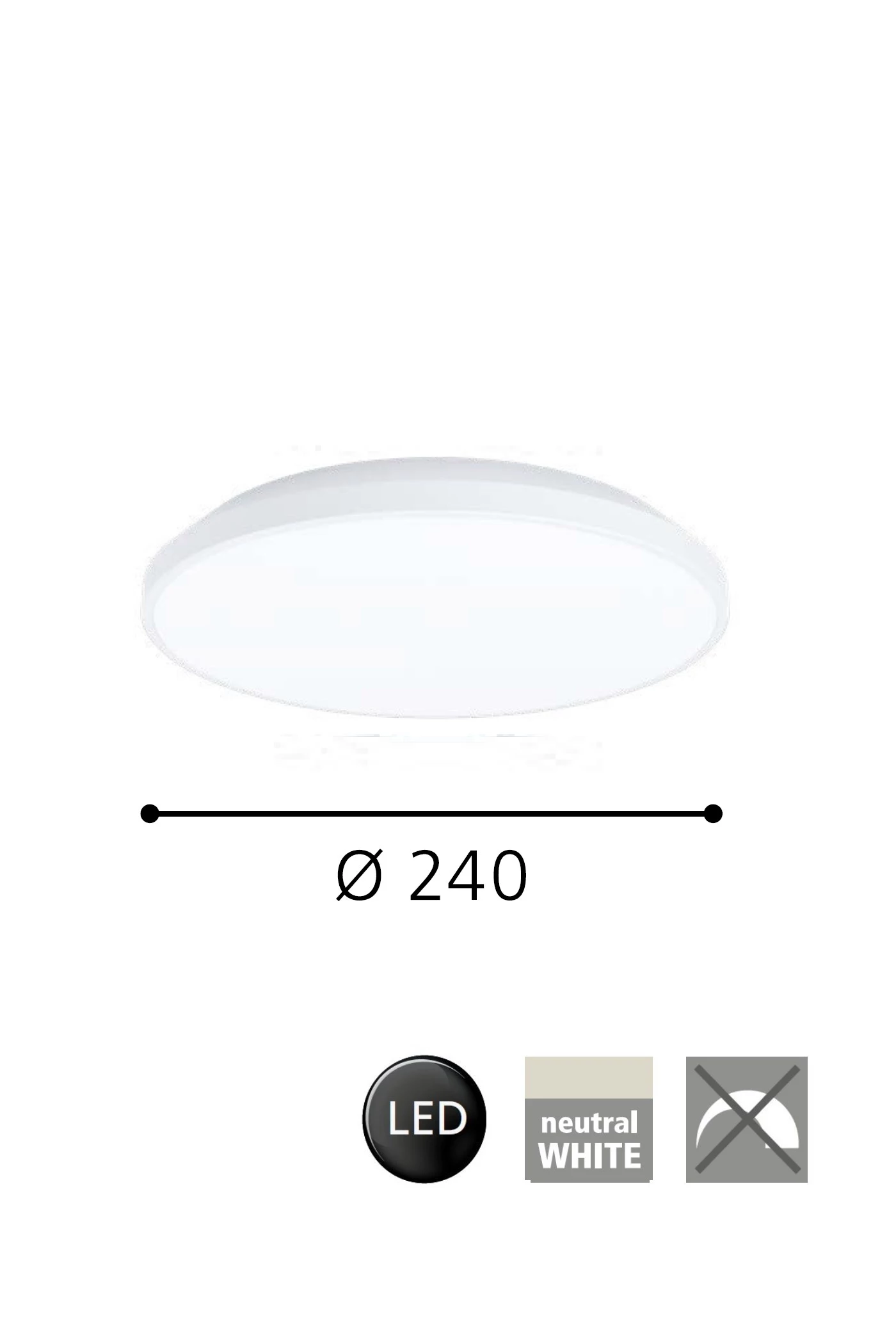   
                        
                        Светильник потолочный EGLO (Австрия) 31759    
                         в стиле Хай-тек.  
                        Тип источника света: встроенный led-модуль, несъемный.                         Форма: Круг.                         Цвета плафонов и подвесок: Белый.                         Материал: Пластик.                          фото 2
