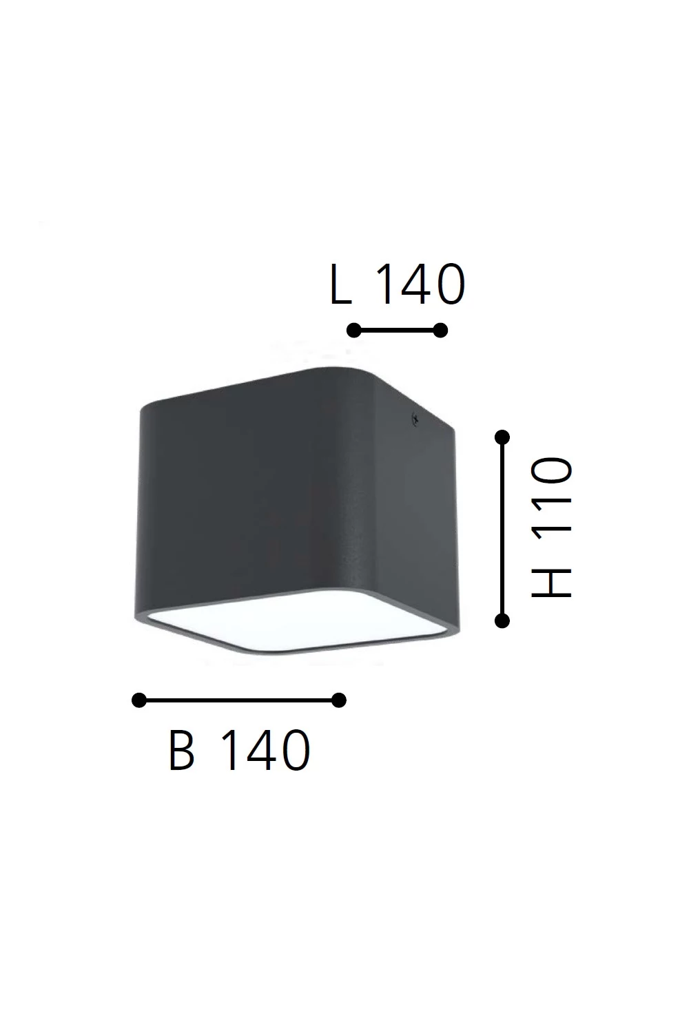   
                        Точечный светильник EGLO  (Австрия) 31765    
                         в стиле Модерн.  
                        Тип источника света: светодиодная лампа, сменная.                         Форма: Квадрат.                         Цвета плафонов и подвесок: Черный, Белый.                         Материал: Алюминий, Акрил.                          фото 3