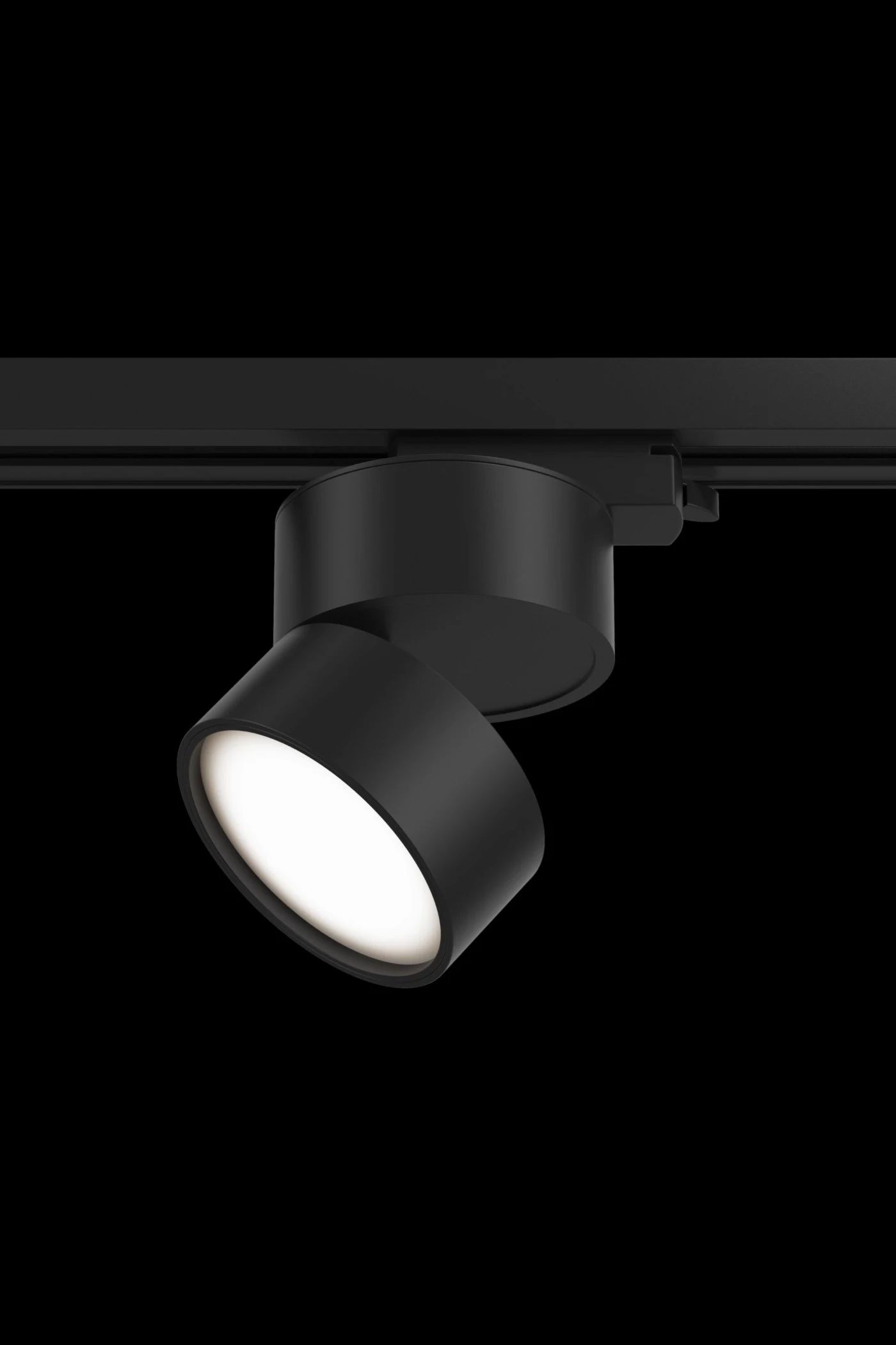   
                        Трековий світильник MAYTONI (Німеччина) 31827    
                         у стилі хай-тек.  
                        Тип джерела світла: вбудовані світлодіоди led.                         Форма: коло.                         Кольори плафонів і підвісок: чорний.                         Матеріал: алюміній.                          фото 3