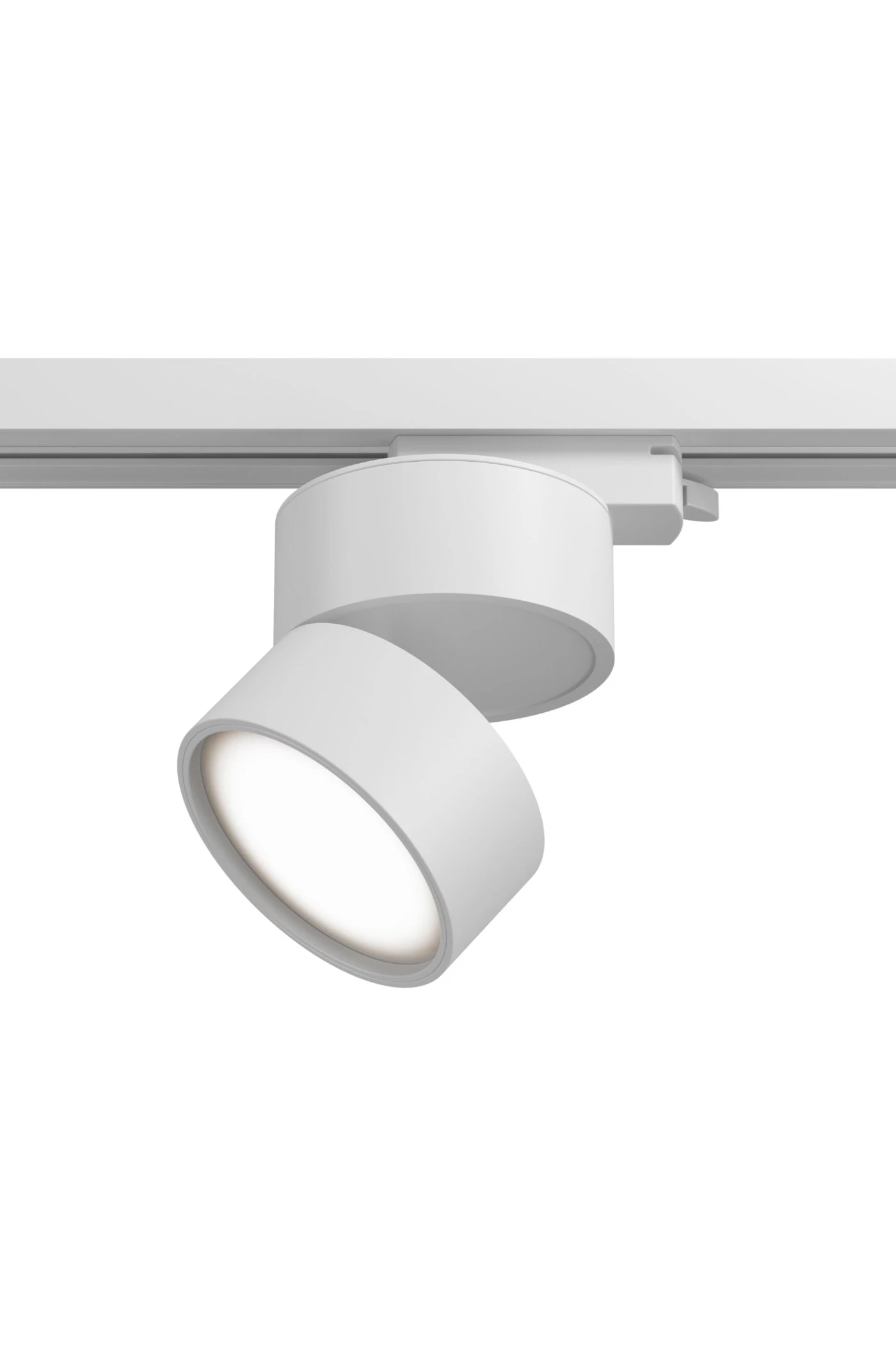   
                        Трековий світильник MAYTONI (Німеччина) 31828    
                         у стилі хай-тек.  
                        Тип джерела світла: вбудовані світлодіоди led.                         Форма: коло.                         Кольори плафонів і підвісок: білий.                         Матеріал: алюміній.                          фото 1