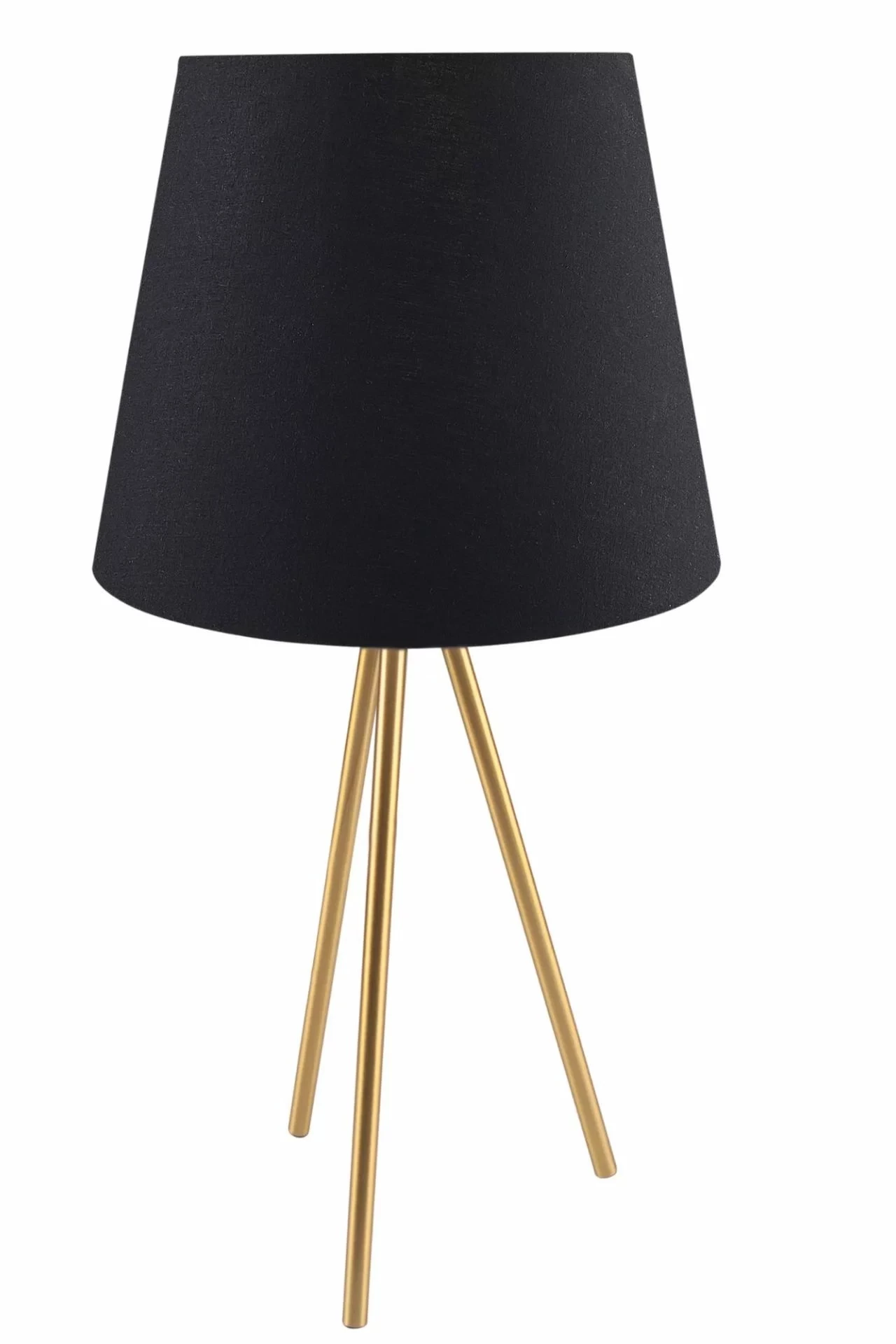   
                        
                        Настольная лампа GOLDLUX (Польша) 32141    
                         В стиле Классика, Модерн.  
                        Тип источника света: светодиодная лампа, сменная.                                                 Цвета плафонов и подвесок: Черный, Латунь.                         Материал: Ткань, Пластик.                          фото 1