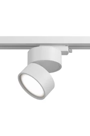   
                        Трековий світильник MAYTONI (Німеччина) 32483    
                         у стилі хай-тек.  
                        Тип джерела світла: вбудовані світлодіоди led.                         Форма: коло.                         Кольори плафонів і підвісок: білий.                         Матеріал: алюміній.                          фото 1