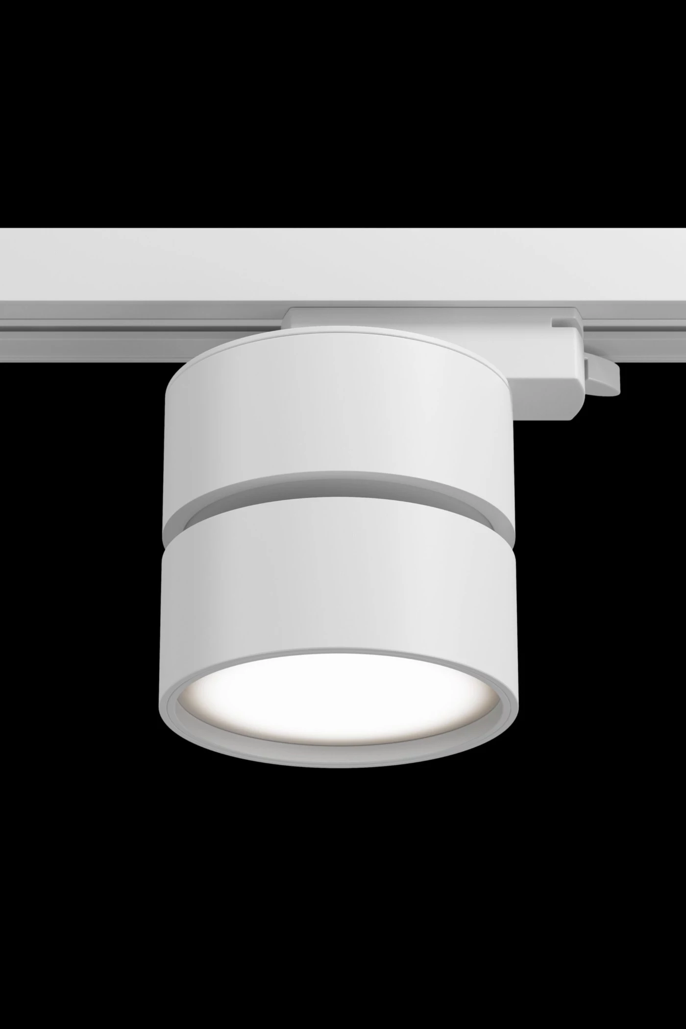   
                        Трековий світильник MAYTONI (Німеччина) 32483    
                         у стилі хай-тек.  
                        Тип джерела світла: вбудовані світлодіоди led.                         Форма: коло.                         Кольори плафонів і підвісок: білий.                         Матеріал: алюміній.                          фото 4