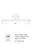   
                        
                        Трековый магнитный светильник MAYTONI (Германия) 32487    
                         в стиле Хай-тек.  
                        Тип источника света: встроенный led-модуль, несъемный.                         Форма: Прямоугольник.                         Цвета плафонов и подвесок: Прозрачный.                         Материал: Пластик.                          фото 5
