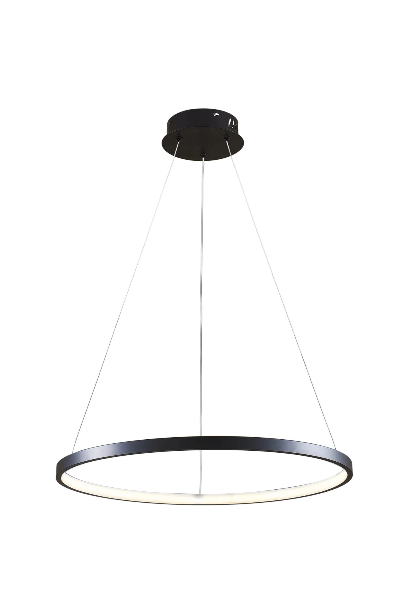   
                        
                        Люстра GOLDLUX (Польша) 32688    
                         В стиле Хай-тек.  
                        Тип источника света: встроенный led-модуль, несъемный.                         Форма: Круг.                         Цвета плафонов и подвесок: Черный, Белый.                         Материал: Алюминий, Пластик.                          фото 2
