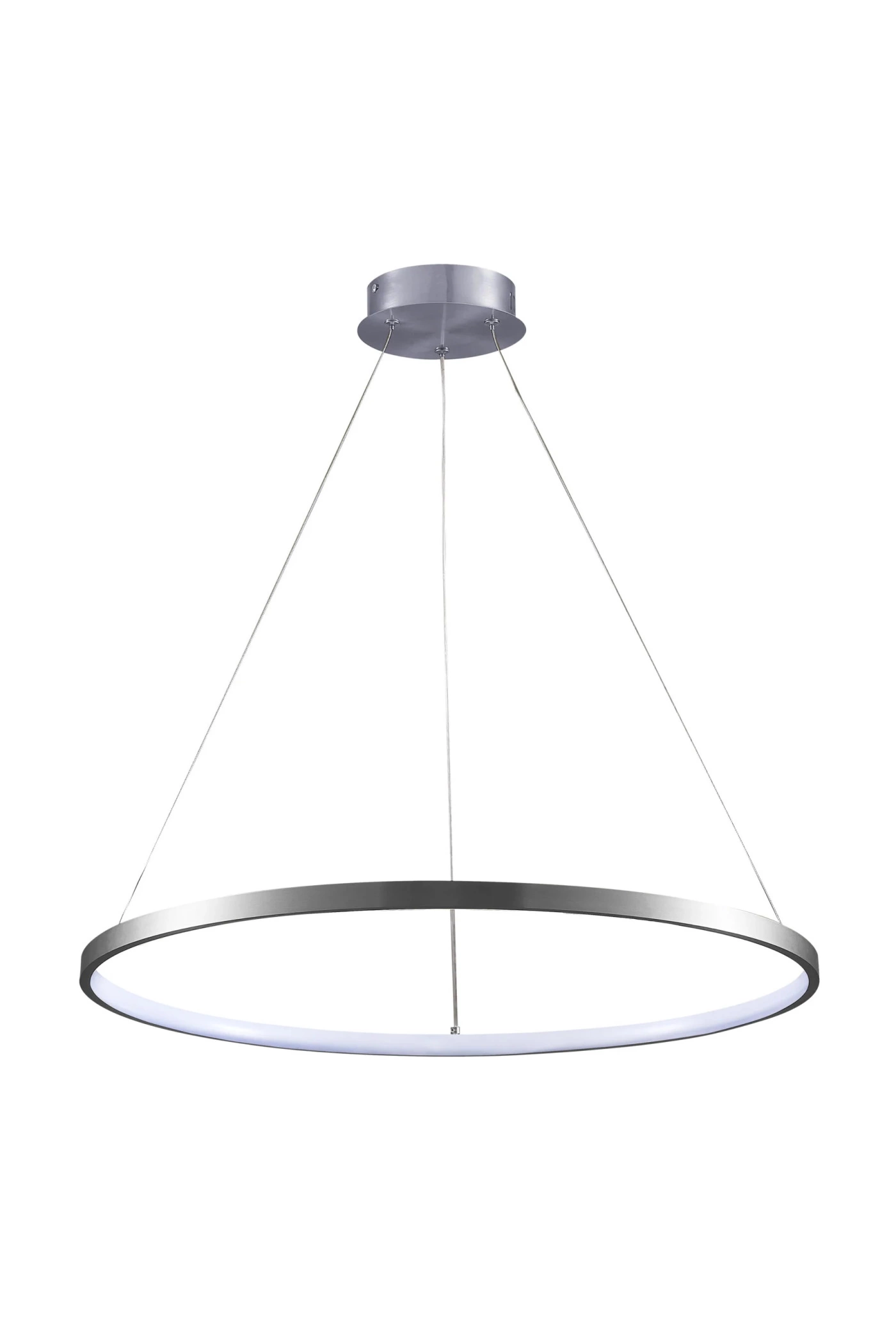  
                        
                        Люстра GOLDLUX (Польша) 32690    
                         В стиле Хай-тек.  
                        Тип источника света: встроенный led-модуль, несъемный.                         Форма: Круг.                         Цвета плафонов и подвесок: Серый, Белый.                         Материал: Алюминий, Силикон.                          фото 1