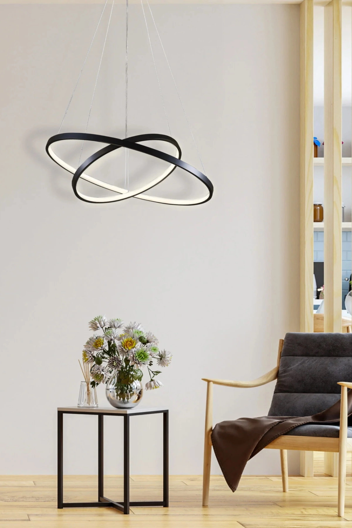   
                        
                        Люстра GOLDLUX (Польща) 32691    
                         У стилі Хай-тек.  
                        Тип джерела світла: вбудований led-модуль, незмінний.                         Форма: Коло.                         Кольори плафонів і підвісок: Чорний, Білий.                         Матеріал: Алюміній, Силікон.                          фото 4