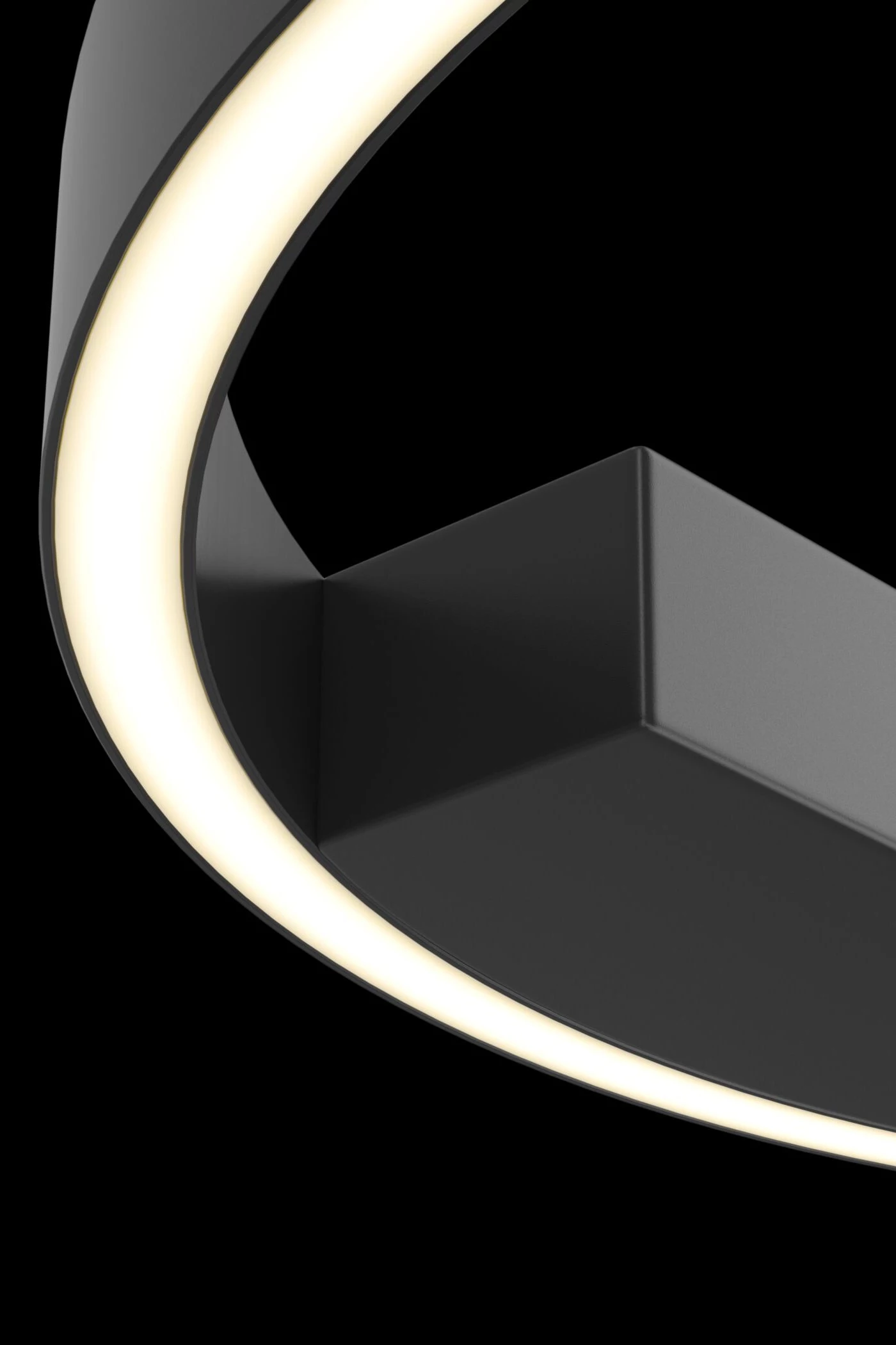   
                        Світильник стельовий MAYTONI (Німеччина) 32739    
                         у стилі хай-тек.  
                        Тип джерела світла: вбудовані світлодіоди led.                         Форма: коло.                         Кольори плафонів і підвісок: чорний.                         Матеріал: алюміній.                          фото 4