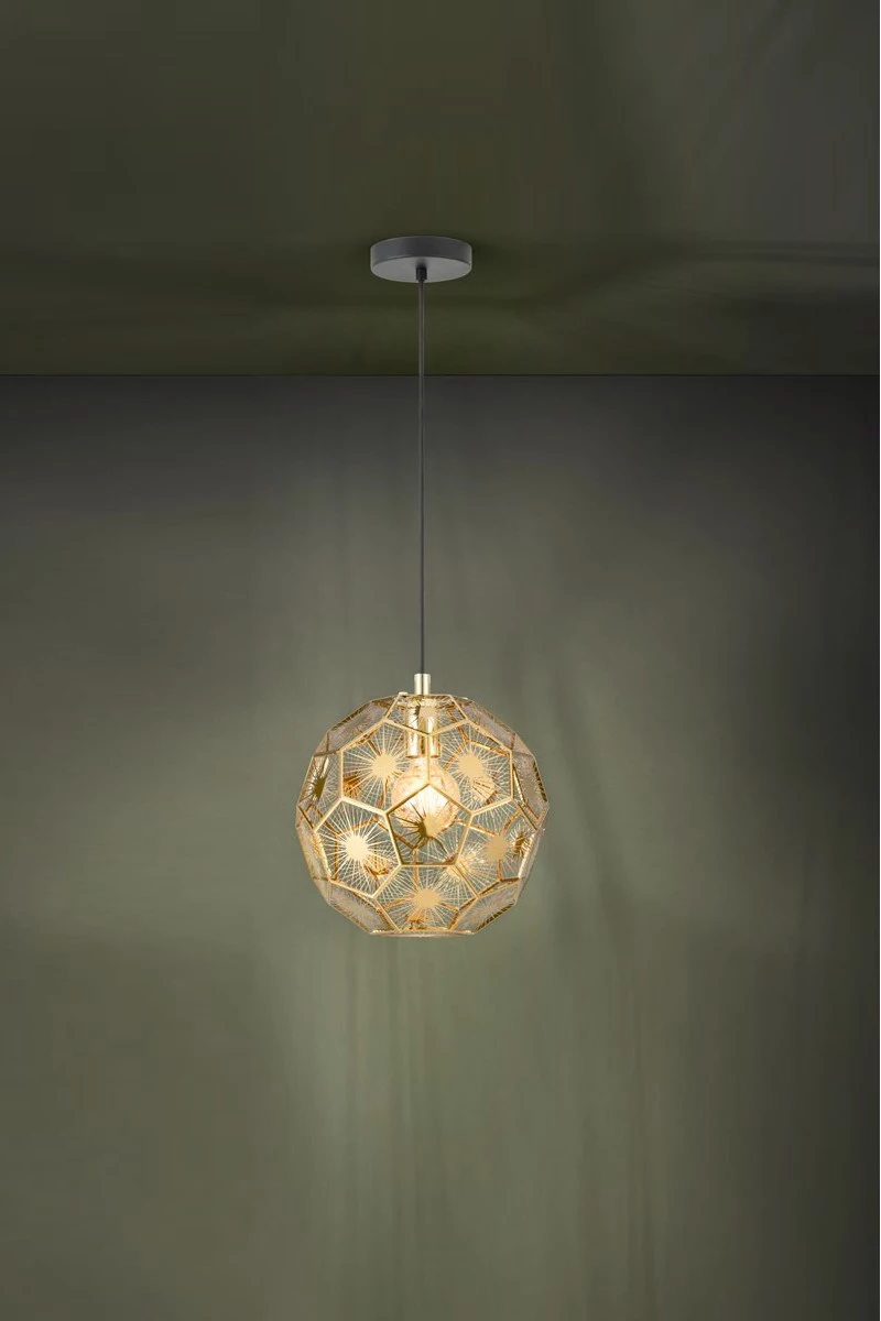   
                        
                        Люстра EGLO (Австрія) 32897    
                         у стилі Лофт, Флористика.  
                        Тип джерела світла: світлодіодна лампа, змінна.                         Форма: Куля.                         Кольори плафонів і підвісок: Латунь.                         Матеріал: Сталь.                          фото 1