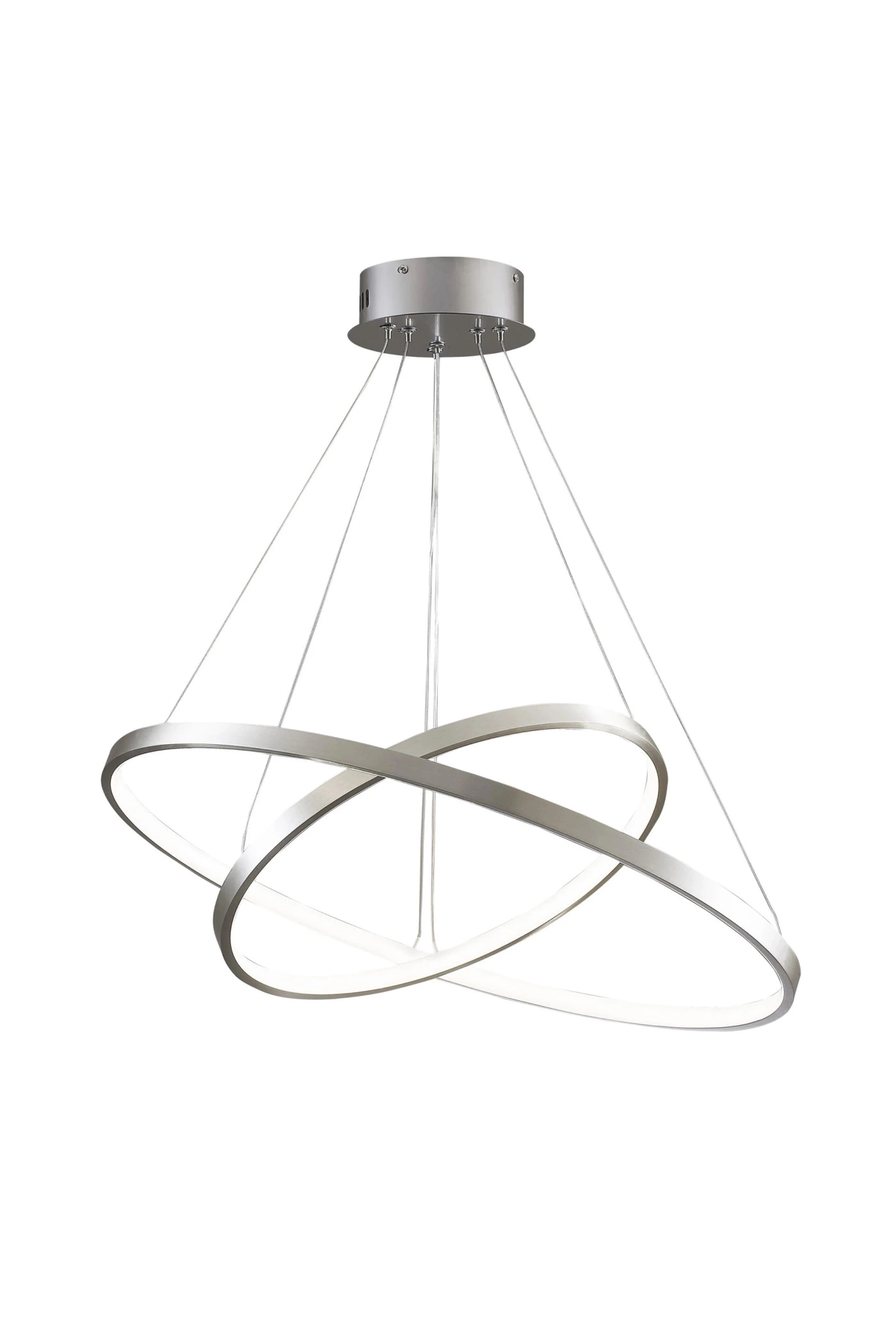   
                        
                        Люстра GOLDLUX (Польша) 33002    
                         В стиле Хай-тек.  
                        Тип источника света: встроенный led-модуль, несъемный.                         Форма: Круг.                         Цвета плафонов и подвесок: Серый, Белый.                         Материал: Алюминий, Силикон.                          фото 1