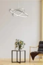   
                        
                        Люстра GOLDLUX (Польша) 33002    
                         В стиле Хай-тек.  
                        Тип источника света: встроенный led-модуль, несъемный.                         Форма: Круг.                         Цвета плафонов и подвесок: Серый, Белый.                         Материал: Алюминий, Силикон.                          фото 7