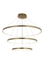   
                        
                        Люстра GOLDLUX (Польша) 33090    
                         В стиле Хай-тек.  
                        Тип источника света: встроенный led-модуль, несъемный.                         Форма: Круг.                         Цвета плафонов и подвесок: Золото, Белый.                         Материал: Алюминий, Силикон.                          фото 2