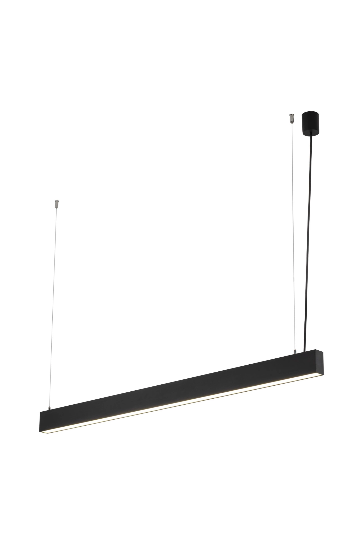   
                        
                        Люстра TK LIGHTING (Польща) 33469    
                         У стилі Хай-тек.  
                        Тип джерела світла: вбудований led-модуль, незмінний.                         Форма: Прямокутник.                         Кольори плафонів і підвісок: Чорний, Білий.                         Матеріал: Алюміній, Пластик.                          фото 2