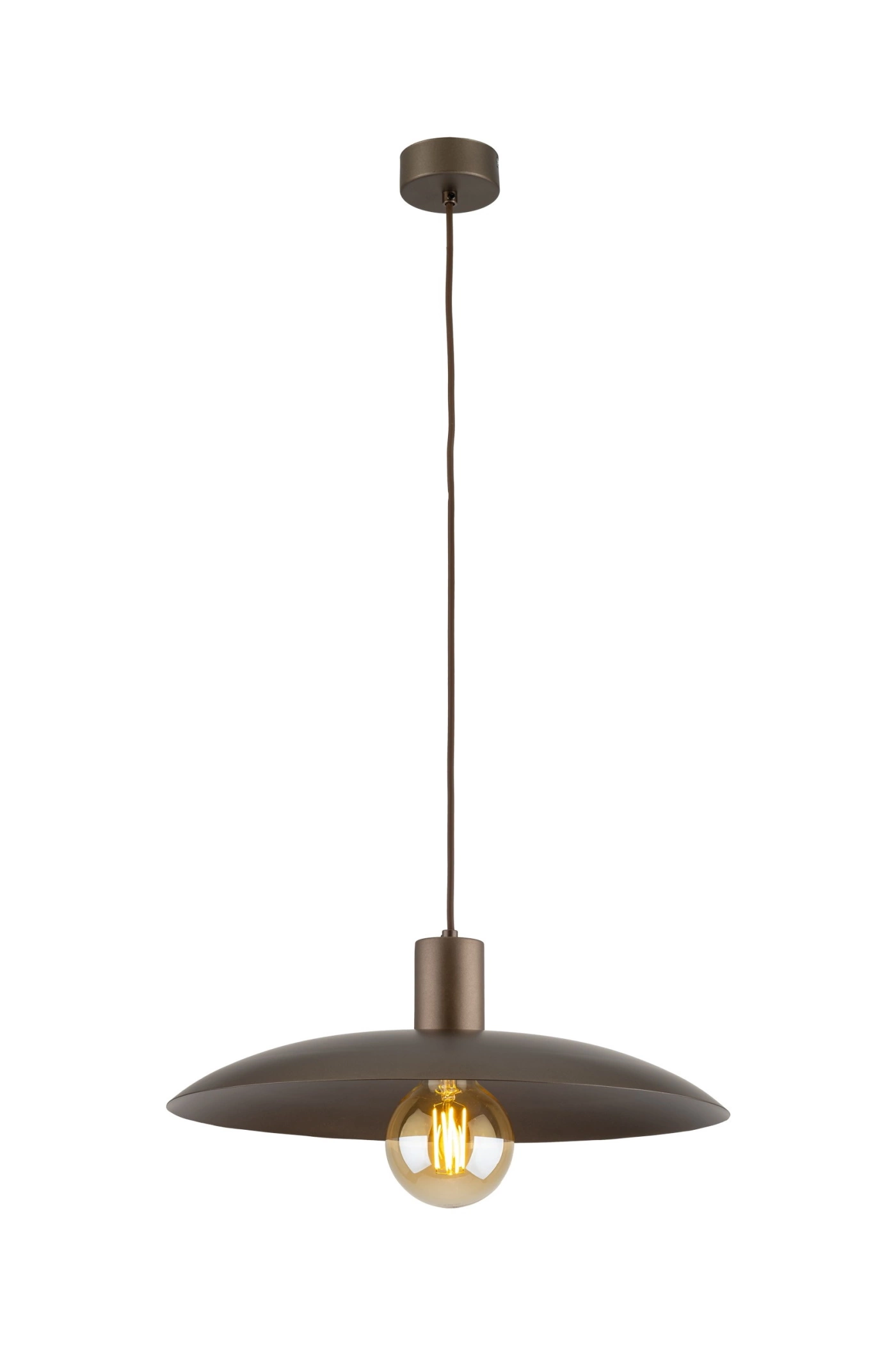   
                        
                        Люстра TK LIGHTING (Польща) 33491    
                         У стилі Лофт.  
                        Тип джерела світла: світлодіодна лампа, змінна.                         Форма: Коло.                         Кольори плафонів і підвісок: Коричневий.                         Матеріал: Метал.                          фото 2