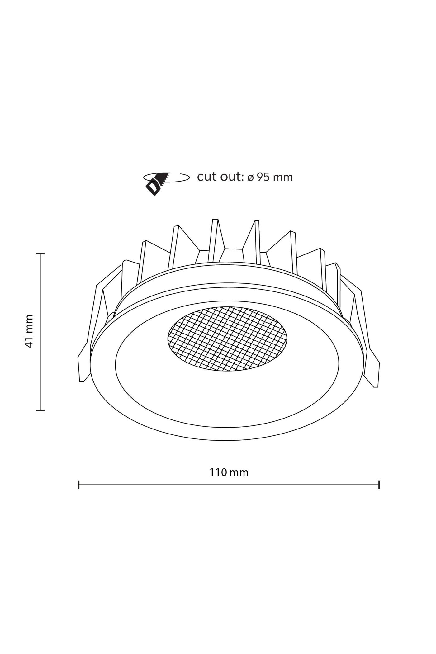   
                        
                        Точечный светильник TK LIGHTING (Польша) 33510    
                         В стиле Хай-тек.  
                        Тип источника света: встроенный led-модуль, несъемный.                         Форма: Круг.                         Цвета плафонов и подвесок: Черный.                         Материал: Алюминий, Пластик.                          фото 3