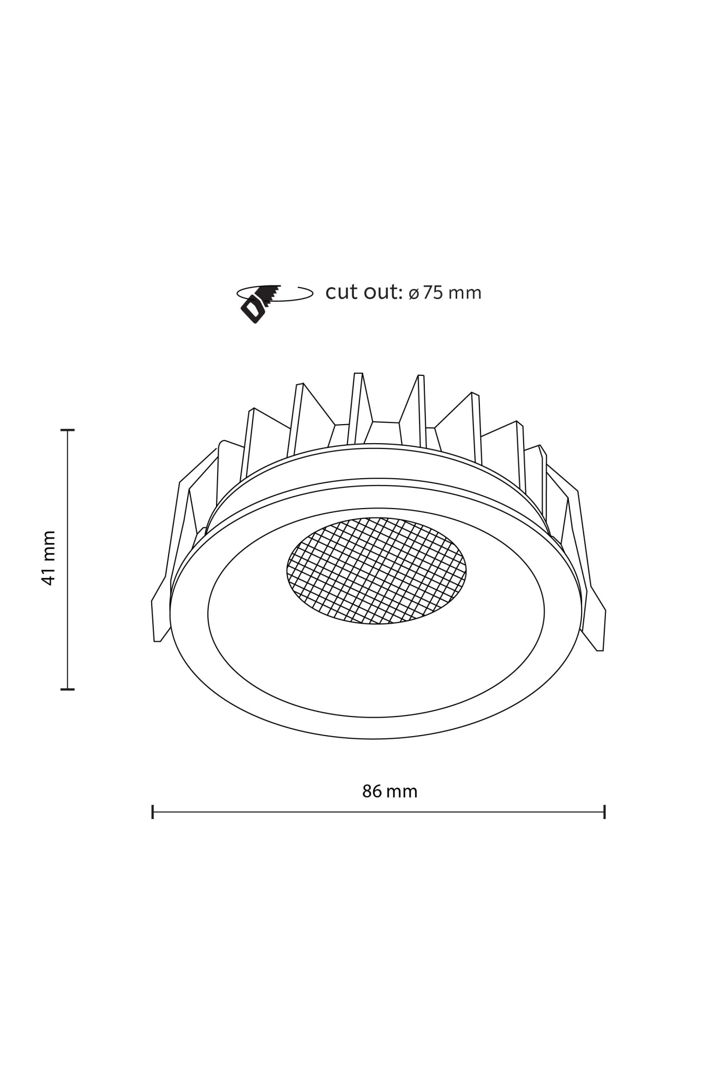   
                        
                        Точечный светильник TK LIGHTING (Польша) 33511    
                         В стиле Хай-тек.  
                        Тип источника света: встроенный led-модуль, несъемный.                         Форма: Круг.                         Цвета плафонов и подвесок: Белый.                         Материал: Алюминий, Пластик.                          фото 3