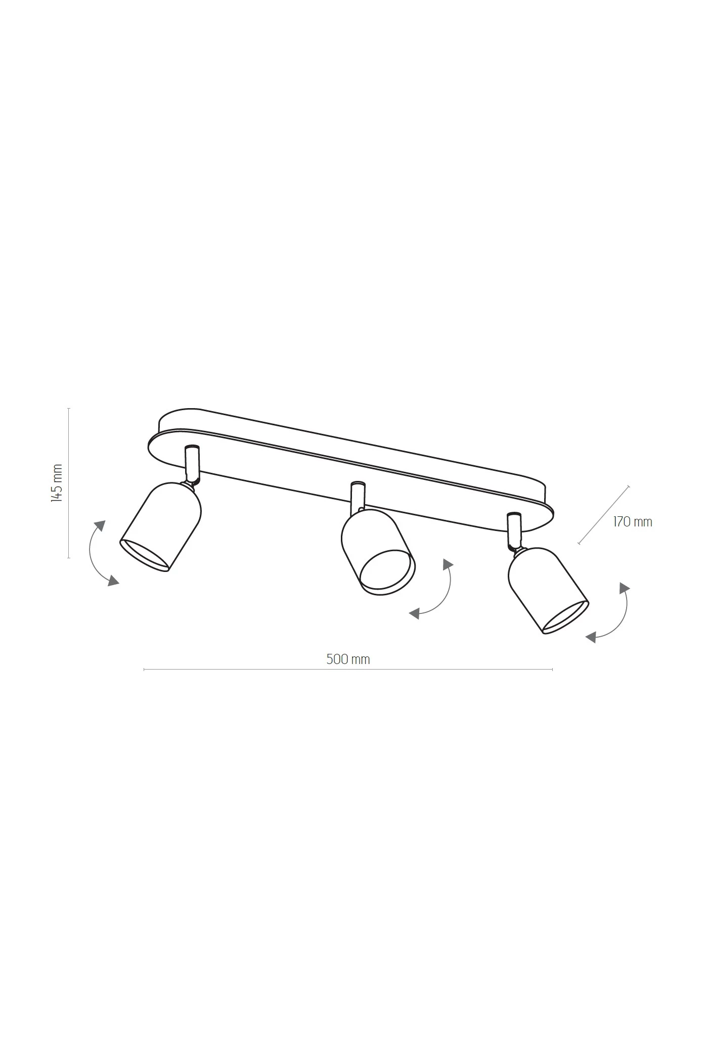   
                        
                        Світильник поворотний TK LIGHTING (Польща) 33564    
                         У стилі Модерн.  
                        Тип джерела світла: світлодіодна лампа, змінна.                         Форма: Прямокутник.                         Кольори плафонів і підвісок: Білий.                         Матеріал: Метал.                          фото 2