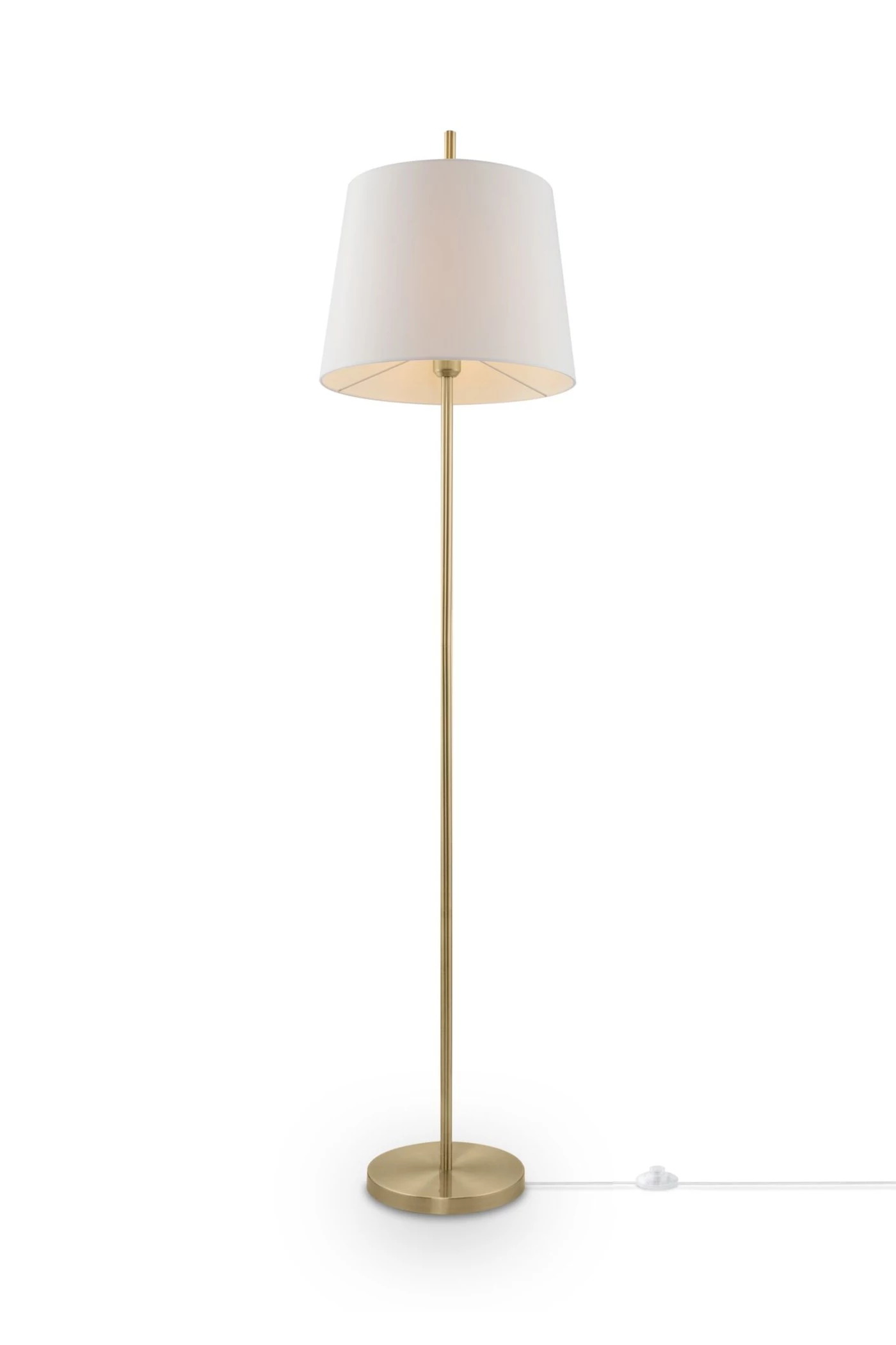   
                        
                        Торшер FREYA (Германия) 33659    
                         в стиле Классика.  
                        Тип источника света: светодиодная лампа, сменная.                                                 Цвета плафонов и подвесок: Белый.                         Материал: Ткань.                          фото 1