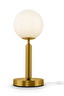   
                        Настільна лампа FREYA (Німеччина) 33669    
                         у стилі модерн.  
                        Тип джерела світла: cвітлодіодні led, енергозберігаючі, розжарювання.                                                 Кольори плафонів і підвісок: білий.                         Матеріал: скло.                          фото 2