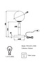   
                        Настільна лампа FREYA (Німеччина) 33669    
                         у стилі модерн.  
                        Тип джерела світла: cвітлодіодні led, енергозберігаючі, розжарювання.                                                 Кольори плафонів і підвісок: білий.                         Матеріал: скло.                          фото 3