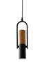   
                        
                        Люстра NB LIGHT (Украина) 33866    
                         В стиле Скандинавский.  
                        Тип источника света: светодиодная лампа, сменная.                         Форма: Цилиндр.                         Цвета плафонов и подвесок: Черный, Коричневый.                         Материал: Металл, Дерево.                          фото 2