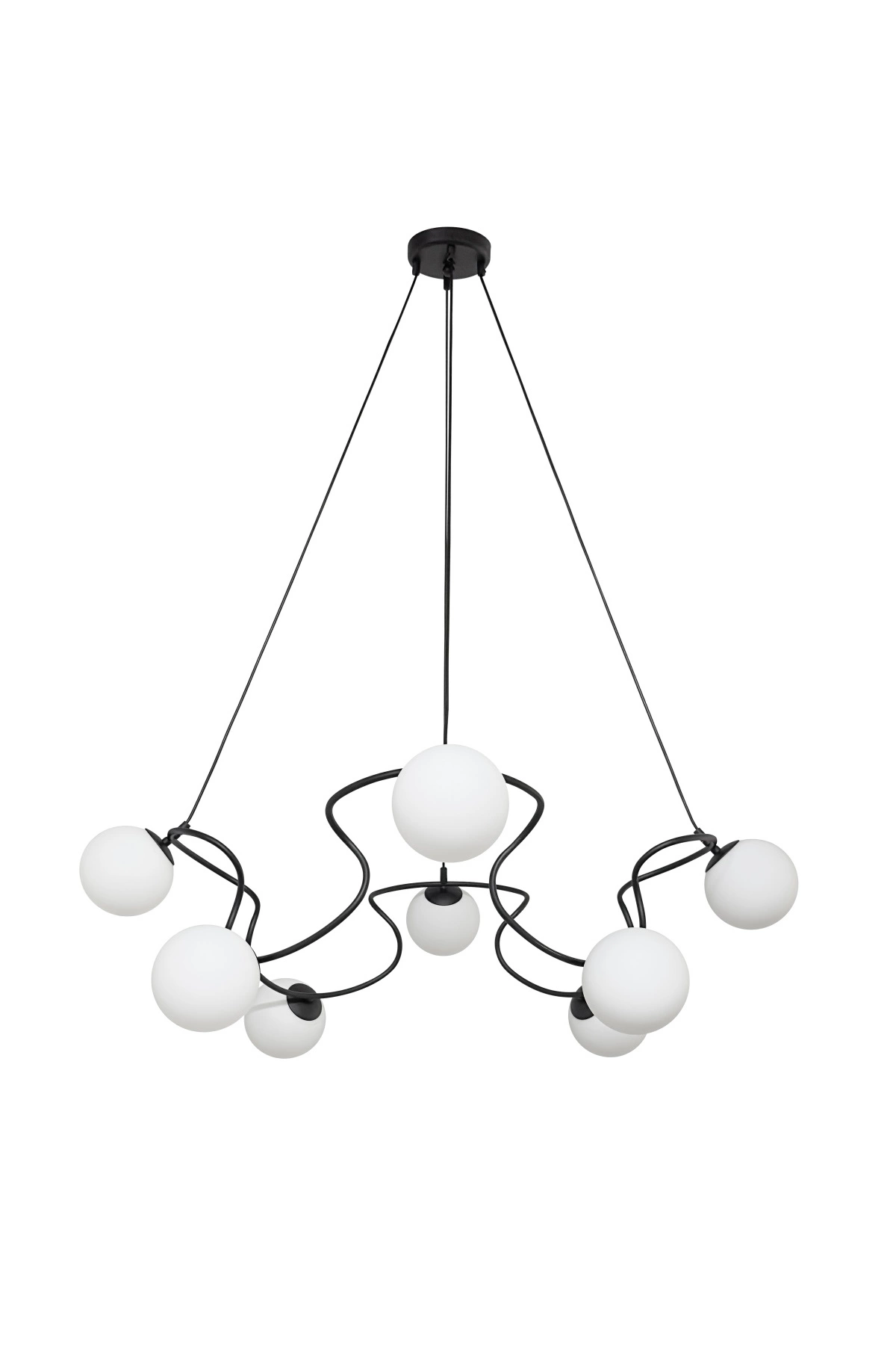  
                        
                        Люстра NB LIGHT (Україна) 33988    
                         У стилі Хай-тек.  
                        Тип джерела світла: світлодіодна лампа, змінна.                         Форма: Коло.                         Кольори плафонів і підвісок: Білий.                         Матеріал: Скло.                          фото 1