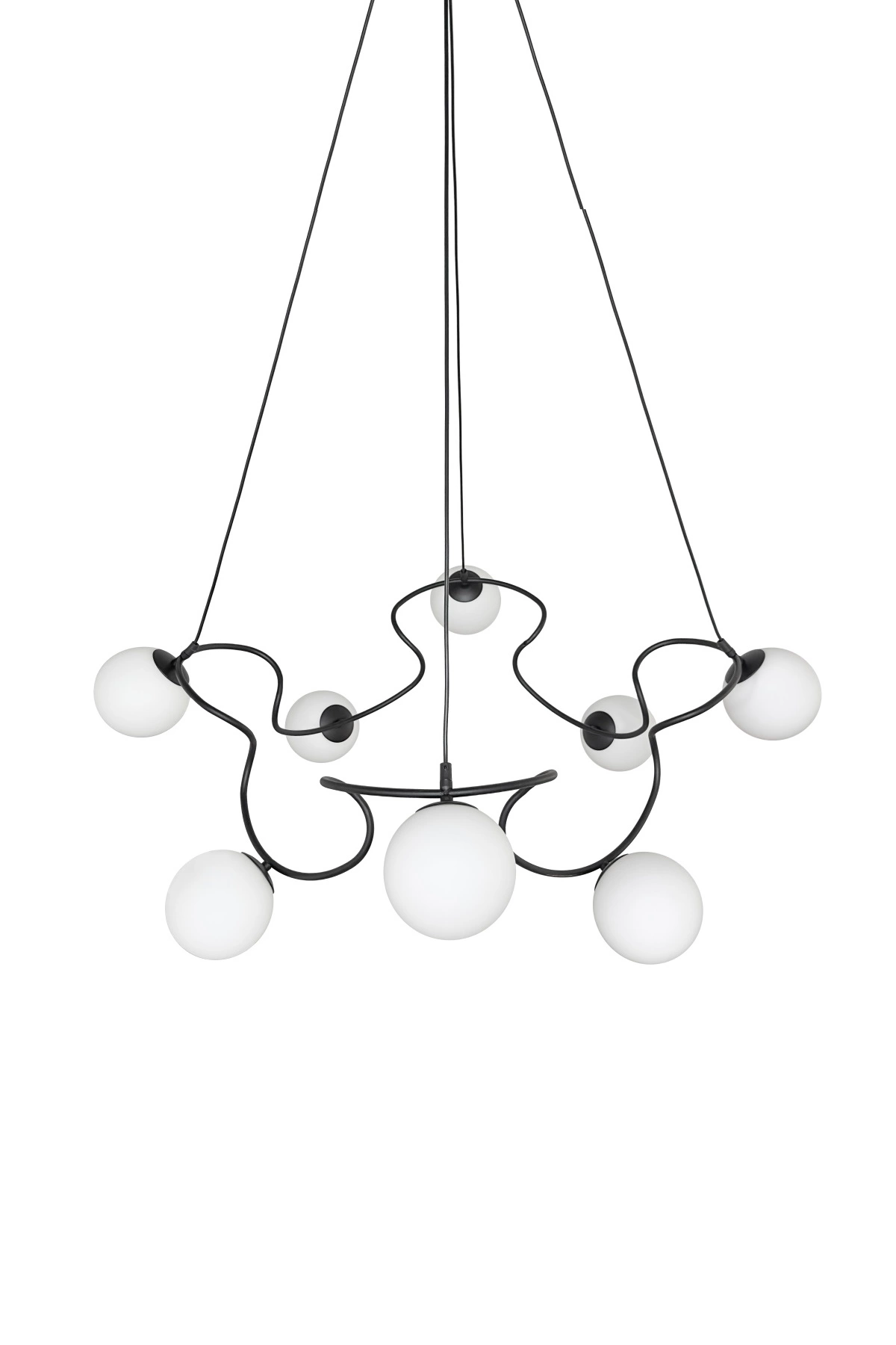   
                        
                        Люстра NB LIGHT (Україна) 33988    
                         У стилі Хай-тек.  
                        Тип джерела світла: світлодіодна лампа, змінна.                         Форма: Коло.                         Кольори плафонів і підвісок: Білий.                         Матеріал: Скло.                          фото 3